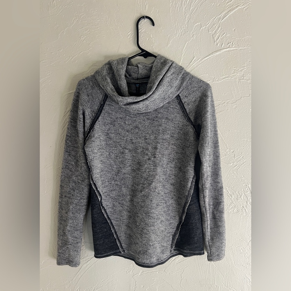 Gray Kuhl Cowl Neck Sweater
